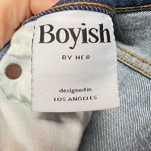 NWT Free People Boyish By Her Billy Women's Size 27 High Rise Skinny Jeans Denim - Picture 12 of 16